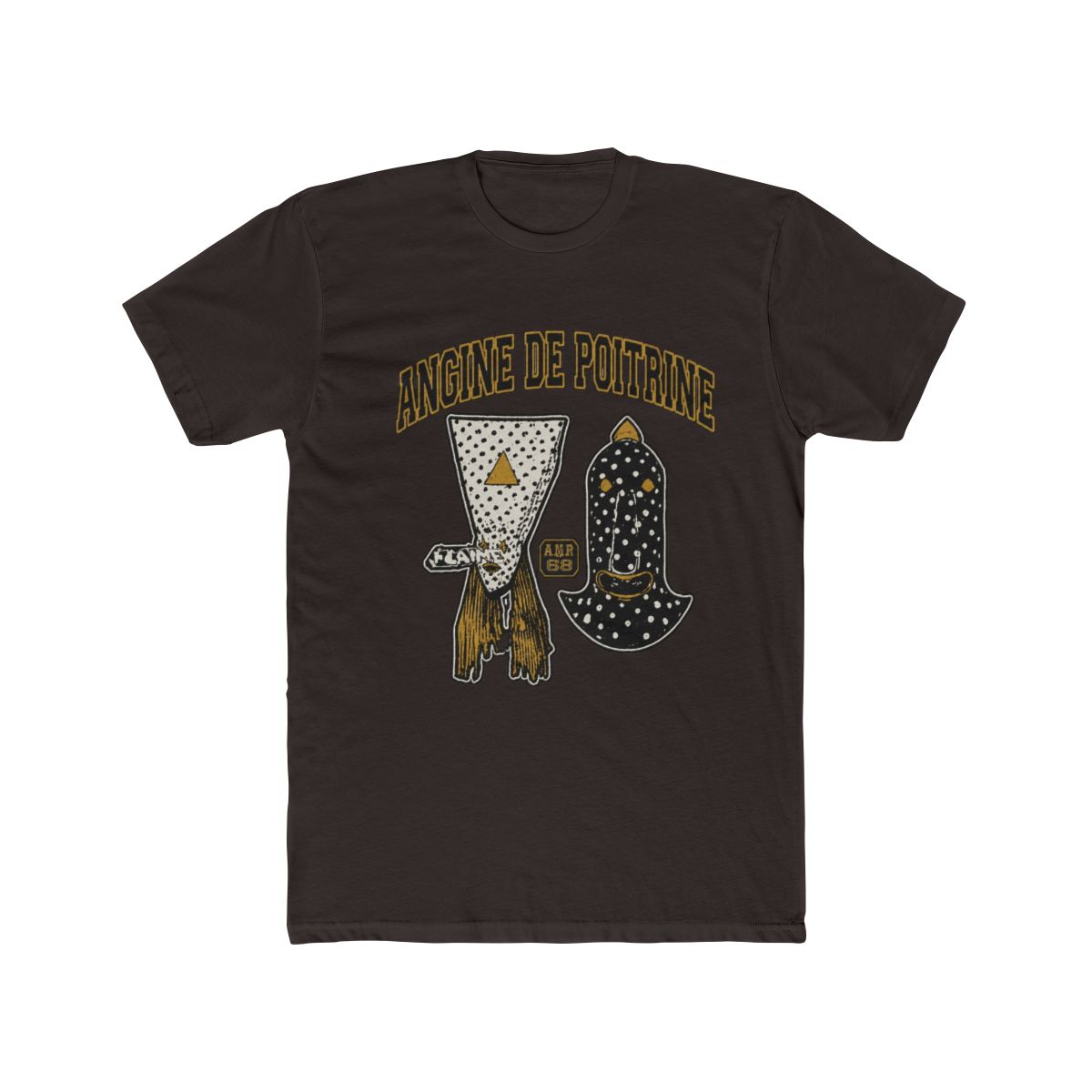 Angine De Poitrine Design - Premium Style Long Sleeve T Shirt - alternate angle 2, merchandise