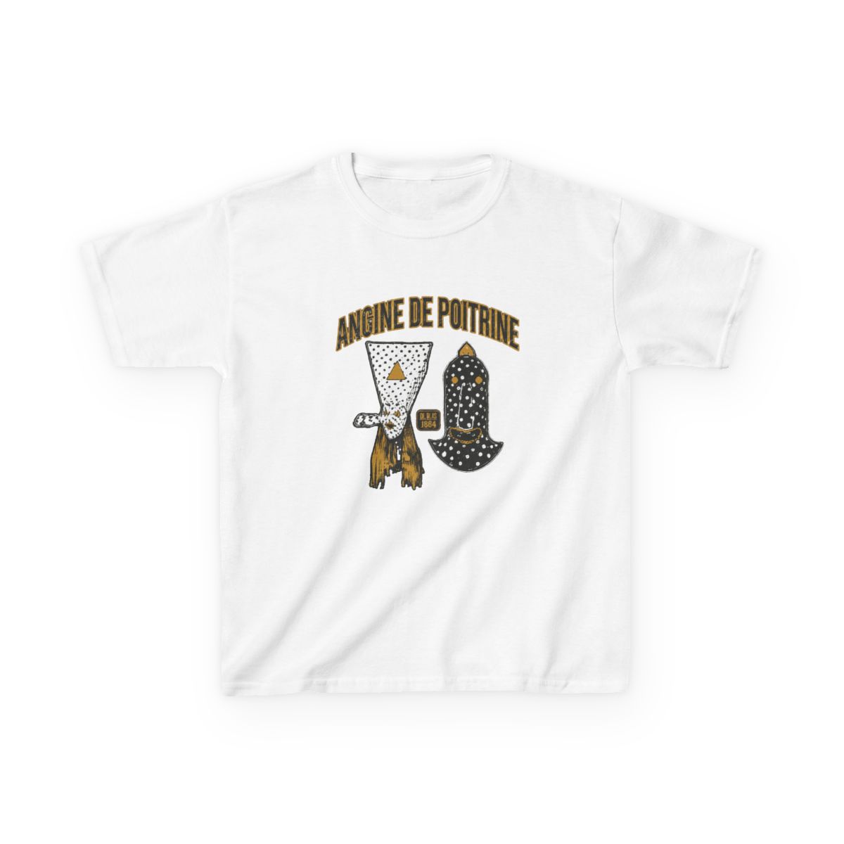 Angine De Poitrine Design - Premium Style Kids T-Shirt