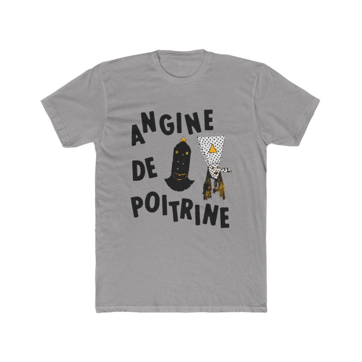 Angine de Poitrine - Mysterious Duo (Black Typography) T Shirt