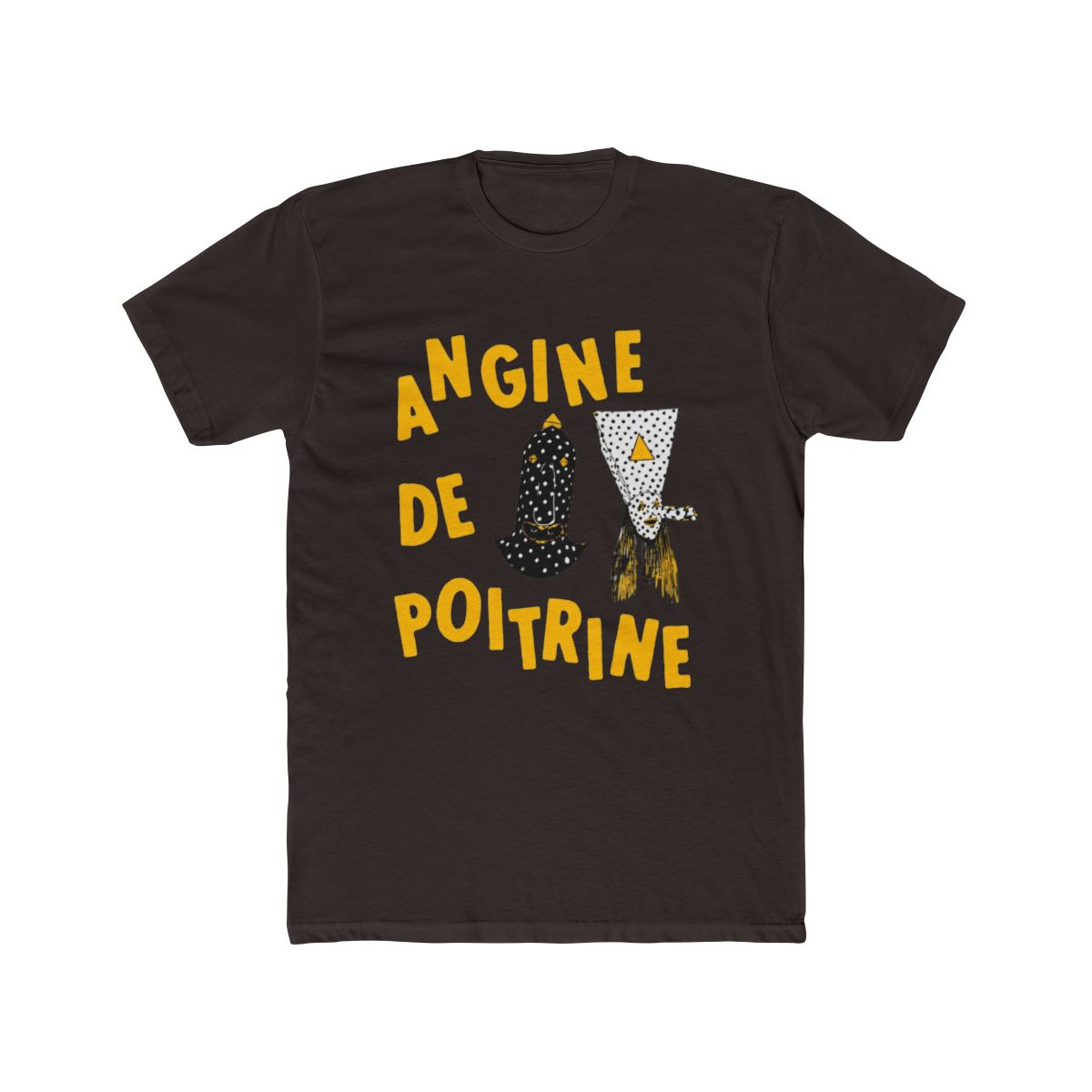 Angine de Poitrine - Mysterious Duo (Yellow Typography) T Shirt